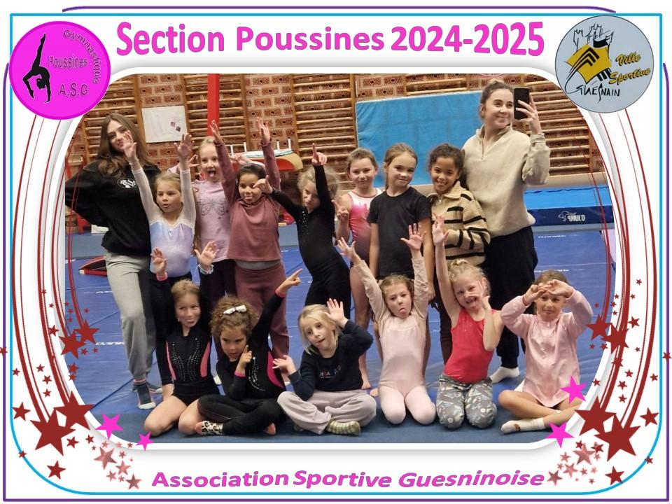 Poussines gymnastes 2024 2025